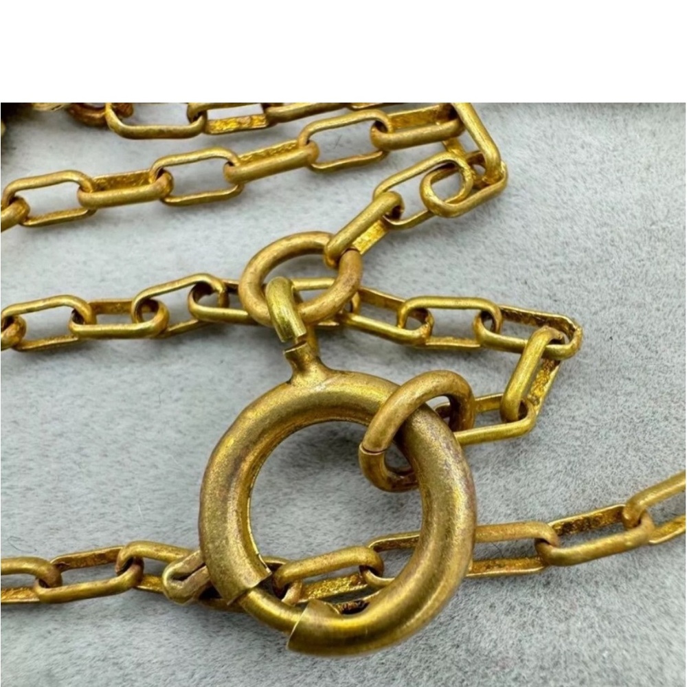 Chanel CC Necklace - 17” vintage gold plated necklace - Picture 11 of 16